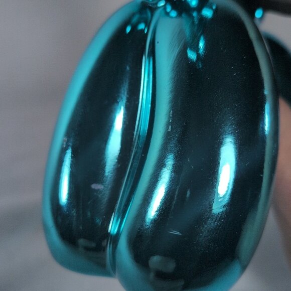 GP Green Tree Products Balloon Dog 6 1/2" Blue Chrome Jeff Koons Inspired - Picture 9 of 15